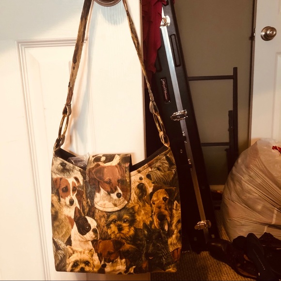 CUTE Handmade Canvas”Doggy” Purse! - Picture 9 of 15